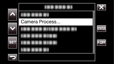 C8C Main Menu Camera Process